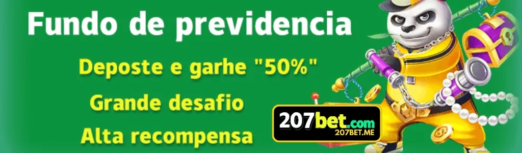 Banner de promoções diárias do 207BET cassino
